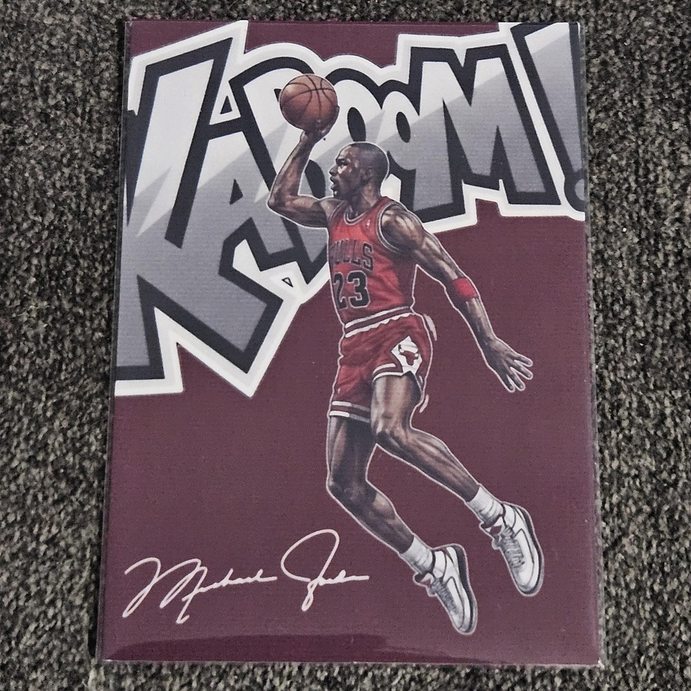 Michael Jordan CUSTOM Fan-Art Made Basketball Card Chicago Bulls